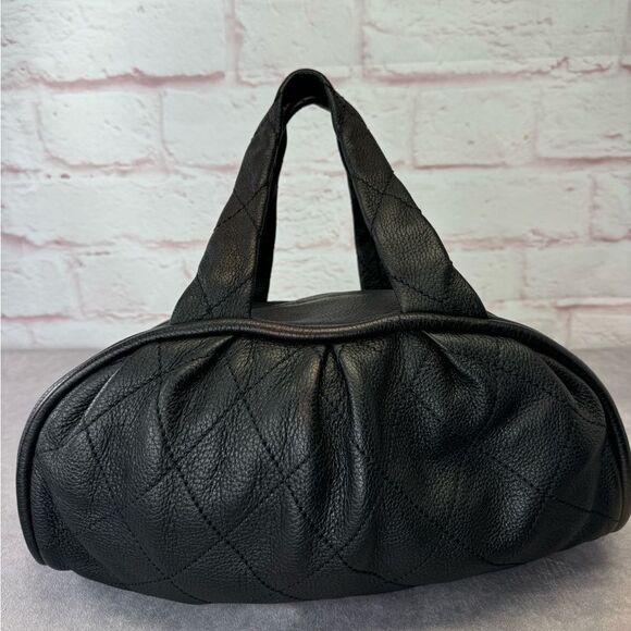 Chanel Quilted Leather Le Marais Bowler Bag Black - Picture 3 of 16